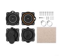 Kit de reparación de bomba de aire con diafragmas, válvulas de aire, abrazaderas de manguera de filtro para mantenimiento de bomba de aire de acuario HP-80, HP-60