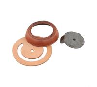 Kit de reparación de bomba de lanzador, prevención de reflujo, hierro fundido de grano cercano para 1160PM500 y no 2 bomba manual, fácil instalación, incluye válvula de retención de cueros, marrón