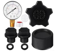 Kit de reparación de bomba de piscina con manómetro para ECX270861 - Tapa de drenaje para SX180LA - Tapa de junta para SX180HG - Juego de tubos para SPX1700FG - Reemplazo de piezas ABS PP
