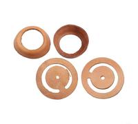 Kit de reparación de bomba de pozo de presión manual, con válvula inferior de cuero de 3 1/2 pulgadas y taza de cuero de 3 x 2 pulgadas, compatible con bomba de jarra n.º 2 para agricultores