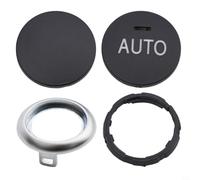 Kit de reparación de botón de control climático para BMW 5, 6, 7, X6, F10, F11, F12, F13, F01, F02, E71, palanca de cambio, para OEM 61319393931, negro/plata