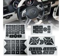 Kit de reparación de botones de salpicadero para Mercedes Benz Clase C CLS C218 SLK GLK350 W172 W204 W212 W218 W207 Volante AC Ventana Radio Número Puerta y Aire Acondicionado Kit de reparación de