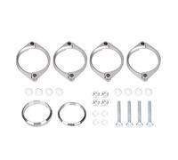 Kit de reparación de brida de escape, soportes de abrazadera de reparación de caja trasera de silenciador oxidado para E46 M3
