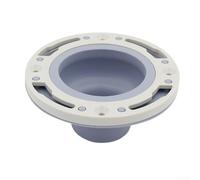 Kit de reparación de brida de inodoro compatible con tubos de drenaje de 3 y 4 pulgadas hechos de silicona para un rendimiento eficaz de sellado y drenaje (gris)