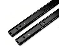 Kit De Reparación De Cajones De 1 Par, Guías De Cajones De Metal, Telescópicas, Guías For Cajones Con Rodamiento De Bolas, For Tabletas O Tiroir Ensamblaje(45cm)