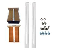 Kit De Reparación De Cajones De Cómoda - Herrajes de Liberación Rápida de Alta Resistencia | Refuerzo para Fondo de Cajones Armario - Para Muebles Armario Cocina Madera MDF
