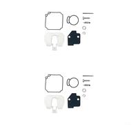 Kit de reparación de carburador, 1 juego, 6L2-W0093-00, restaura el funcionamiento del motor, componentes resistentes para un rendimiento confiable, para motores fueraborda de 20/25HP (2 juegos)