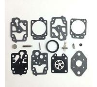 Kit de reparación de carburador, 1 kit de reconstrucción de carburador, incluye junta de diafragma y juego de reparación de agujas, compatible con Walbro WYL Carburador K20-WYL, Ryobi 753-04014