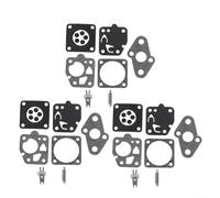 Kit de reparación de carburador compatible con piezas de recortadora TD24 TD25 TD33 TD40 TD48 TG20 TG24 TG25 TG33, incluye juego de juntas mezcladoras, válvula de aguja de diafragma para equipos