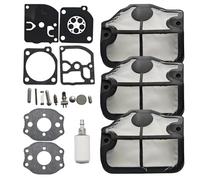 Kit de reparación de carburador de filtro de aire para motosierra Husqvarna 136 137 141 142 Zama RB-38 530029811