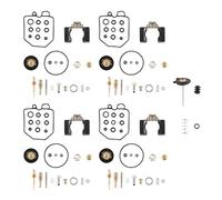 Kit de reparación de carburador de motocicleta con reemplazo de aguja de flotador de carburador para GL1100 80-83