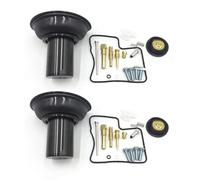 Kit de reparación de carburador de piezas de émbolo de boquilla de sistema de combustible de motocicleta para Cruiser Steed 400 Shadow VLX400 Reemplazo del carburador(2 sets)