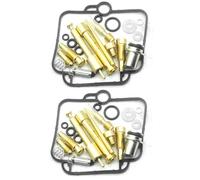 Kit De Reparación De Carburador Kit De Reparación Carburador para Motocicleta para Suzuki GS500E 1989-2000 GS500 GS 500 E 500E con Diafragmas Vacío Flotantes reconstrucción(Conjunto 2)