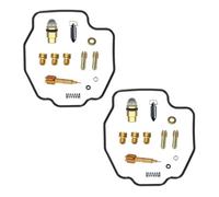 Kit De Reparación De Carburador Kit De Reparación Carburador para Motocicleta para Yamaha Virago 400 XV400 1984-1994. Y Conjunto Diafragma Válvula Corte Aire reconstrucción(Conjunto 4)