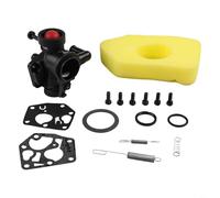 Kit de reparación de carburador para cortadoras de césped para 497619 para 499809 para 498809 para 498809A 494406 cuenta con un completo juego de componentes e instrucciones sencillas (idioma español