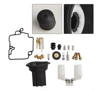 Kit de Reparación de Carburador para CVK 24 con Bomba de Aceleración, Juego de Membranas y Pistón, Repuesto de para latón y Goma para Moto, Mantenimiento para fácil