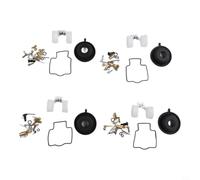 Kit de reparación de carburador para Kawasaki ZZR1100 ZX1100 - Kit completo de revisión con anillo de junta de cuenco para bombilla de imprimación - Bicicleta para carbohidratos para servicio Solución