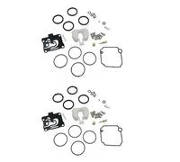 Kit De Reparación De Carburador para Motocicleta para 62Y-W0093-11-00 62Y-W0093-10-00 62Y-W0093-11 62Y-W0093-10 (Junta con Flotador) Carburador Kit reparación(Color 2)