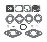 Kit de reparación de carburador, para Tecumseh 640347 y para Tillotson TM049XA, juego de juntas de 15 piezas, para revisión de motores de equipos eléctricos al aire libre