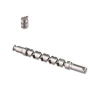 Kit de reparación de carrete de cebo ABU Garcia para REVO Beast X con un pin de media luna y eje giratorio en construcción de metal resistente (pin + giros)