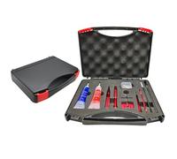 Kit de reparación de carrete de pesca de 1,77 pulgadas, kit de herramientas multifuncional completo, juego de servicio con aceite lubricante y herramientas de ajuste, herramientas de equipamiento para