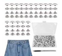 Kit de reparación de cierre de cubierta de barco, prensa de tornillo de lona para barco, kit general de tornillos de acero inoxidable para lona, pontón, marina, viajes, campistas, camping