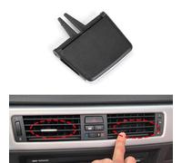 Kit de reparación de clip de salida de ventilación de aire acondicionado de repuesto para E90 2005-2012 ABS PC negro frontal central A/C accesorio de fijación de pestaña de ventilación compatible con