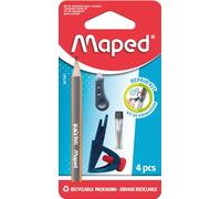 Kit de Reparación de Compás - Mejora y Mantén tu Compás Escolar - Con Adaptador y Rueda - Maped