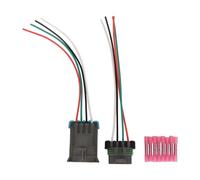 Kit de reparación de conector giratorio de arnés de cables, material ABS premium, juego de enchufes de arnés vibrador de repuesto para SaltDogg SHPE1500 SHPE2000 SHPE4000 PRO2000