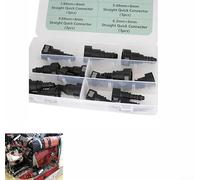 Kit de reparación de conector rápido para línea de combustible, ABS, paquete de 15 unidades para sistemas de suministro diésel y control de vapor, tamaños 6.3/7.89/9.49/9.89/11.8, 500 kPa, 40C a 120C