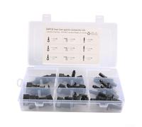Kit de reparación de Conectores rápidos de línea de Combustible, Kit automotriz ABS de 24 Piezas Compatible con mangueras de 6 mm, 7,89 mm, 9,49 mm y 9,89 mm