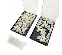 Kit de reparación de coronas de dientes falsos, 120 piezas, carillas dentales anteriores y posteriores, corona de dientes falsos con cuentas térmicas para fijación o bricolaje