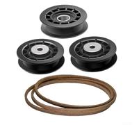Kit de reparación de cortacésped todo en uno con poleas tensoras duraderas y correas para uso doméstico