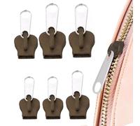 Kit De Reparación De Cremalleras | 6 Piezas De Suministros De Costura Y Artesanía | Reemplazo Cursor Cremallera - Para Artes y Oficios Chaqueta Maletas Bolsos Mochilas y Cortinas