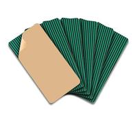 Kit de reparación de cubierta de seguridad para piscina, paquete de 6 parches autoadhesivos verdes de 20 x 10 cm para malla y cubiertas sólidas