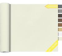 Kit de Reparación de Cuero Adhesivo - Parches para Tapizar Beige Blanco, 40 x 160cm - Autoadhesivo para Sofá, Asientos de Automóviles, Muebles, Cabecera