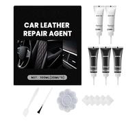 Kit De Reparación De Cuero Para Asientos De Coche | Crema Restauradora Y Herramientas Para Restauración De Cuero De Coche - Productos De Mantenimiento Para Paneles De Puertas Reposabrazos Y Asientos