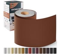 Kit de Reparación de Cuero para Muebles, Parche de Reparación Autoadhesivo 10x200 cm Cuero Adhesivo Para Tapizar para Asientos de Automóviles, Sofás, Sofás para Sillas Marrón