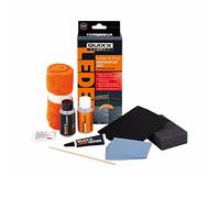 Kit de Reparación De Cuero y Vinilo - Superficies Lisas y Planas -Tinte de Cuero de 6 ml- Limpiador de 30 ml - Sellador de 30 g - Aplicación Inmediata y Fácil - Quixx