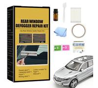 Kit de reparación de descongelador de ventana trasera de coche, kit de parabrisas, arregla rayado roto, rejilla calefactora conductiva, juego de discos calefactados para líneas de arañazos