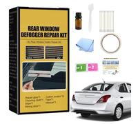 Kit de reparación de desempañador de ventana trasera, kit de descongelador de coche, conductor, calefacción, línea de rejilla de coche, arregla rápidamente líneas de calefacción rotas rayadas