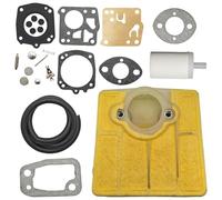 Kit de reparación de diafragma de filtro de aire de carburador para motosierras Husqvarna 61 66 181 266 268 272 281 288 Tillotson HS-254B
