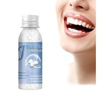 Kit de Reparación de Dientes Temporal,10 ml Reemplazos de Dientes Temporales,Dientes Falsos Moldeables Temporales para Reparar el Relleno del Diente Roto Faltante,Ajuste Instantáneo y Sonrisa Segura