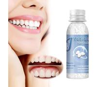 Kit de Reparación de Dientes Temporal, Reemplazos de Dientes Temporales, Dientes falsos moldeables temporales para reparar el relleno del diente roto faltante, Ajuste Instantáneo y Sonrisa Segura,20ml