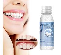 Kit de Reparación de Dientes Temporal, Reemplazos de Dientes Temporales, Dientes falsos moldeables temporales para reparar el relleno del diente roto faltante, Ajuste Instantáneo y Sonrisa Segura,10ml