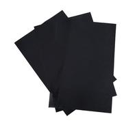 Kit de reparación de embarcaciones 3 Piezas con Parches de PVC Set Accesorio para Kayak de Barcos inflables(Negro)