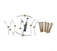 Kit de reparación de enchufes para caja de pared, ganchos de tornillo de acero para fijar cajas de conexiones sueltas y soportes de tomacorriente, sujetadores de enchufe eléctrico resistentes a la