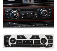 Kit de reparación de etiquetas para botones de control de aire acondicionado para BMW E90 E91 E92 330I 2006-2011 montaje en salpicadero delantero con fuerte adherencia
