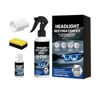 Kit de reparación de faros | quitamanchas de vehículos | Spray restaurador de lentes | para sedán, camioneta, coche, tractor, camión, vehículo, remolque y autocaravana