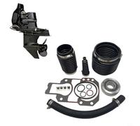 Kit de reparación de fuelles con rodamiento de cardán, para MerCruiser para Alpha One Gen 2 Sterndrives 1991 en adelante, incluye junta en U, fuelles de cable de escape y cambio, manguera de agua